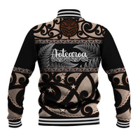 Kia Ora New Zealand Baseball Jacket Aotearoa Proud Maori With Silver Fern LT14 - Polynesian Pride