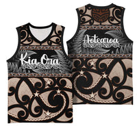 Kia Ora New Zealand Basketball Jersey Aotearoa Proud Maori Silver Fern - Polynesian Pride