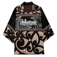 Kia Ora New Zealand Kimono Aotearoa Proud Maori Silver Fern - Polynesian Pride