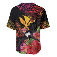 Hawaii Iwa Bird Baseball Jersey Great Frigatebird Kanaka Tropical Hippie Style - Polynesian Pride