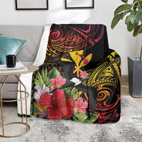 Hawaii Iwa Bird Blanket Great Frigatebird Kanaka Tropical Hippie Style - Polynesian Pride