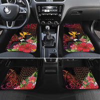 Hawaii Iwa Bird Car Mats Great Frigatebird Kanaka Tropical Hippie Style - Polynesian Pride