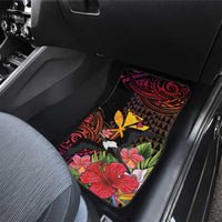 Hawaii Iwa Bird Car Mats Great Frigatebird Kanaka Tropical Hippie Style - Polynesian Pride