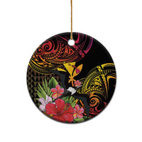 Hawaii Iwa Bird Ceramic Ornament Great Frigatebird Kanaka Tropical Hippie Style - Polynesian Pride