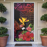 Hawaii Iwa Bird Door Cover Great Frigatebird Kanaka Tropical Hippie Style - Polynesian Pride
