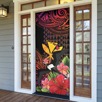 Hawaii Iwa Bird Door Cover Great Frigatebird Kanaka Tropical Hippie Style - Polynesian Pride