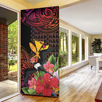 Hawaii Iwa Bird Door Cover Great Frigatebird Kanaka Tropical Hippie Style - Polynesian Pride