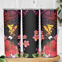 Hawaii Iwa Bird Skinny Tumbler Great Frigatebird Kanaka Tropical Hippie Style - Polynesian Pride