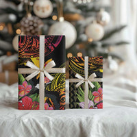 Hawaii Iwa Bird Wrapping Paper Great Frigatebird Kanaka Tropical Hippie Style - Polynesian Pride