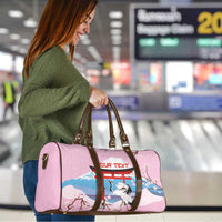 Japanese Torii Gate Cranes Personalised Travel Bag Fuji Mount Sakura Seigaiha Pattern