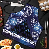 Matariki New Zealand Apron NZ Niho Taniwha Maori New Year Blue Galaxy