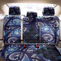 Matariki New Zealand Back Car Seat Cover NZ Niho Taniwha Maori New Year Blue Galaxy LT14 - Polynesian Pride