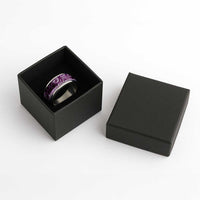 Matariki New Zealand Classic Ring NZ Niho Taniwha Maori New Year Purple Galaxy