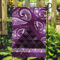 Matariki New Zealand Garden Flag NZ Niho Taniwha Maori New Year Purple Galaxy