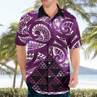 Matariki New Zealand Hawaiian Shirt NZ Niho Taniwha Maori New Year Purple Galaxy LT14 - Polynesian Pride