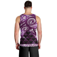 Matariki New Zealand Men Tank Top NZ Niho Taniwha Maori New Year Purple Galaxy LT14 - Polynesian Pride