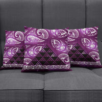 Matariki New Zealand Pillow Cover NZ Niho Taniwha Maori New Year Purple Galaxy LT14 - Polynesian Pride