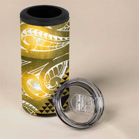 Matariki New Zealand 4 in 1 Can Cooler Tumbler NZ Niho Taniwha Maori New Year Yellow Galaxy