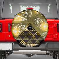 Matariki New Zealand Spare Tire Cover NZ Niho Taniwha Maori New Year Yellow Galaxy LT14 - Polynesian Pride