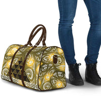 Matariki New Zealand Travel Bag NZ Niho Taniwha Maori New Year Yellow Galaxy LT14 - Polynesian Pride