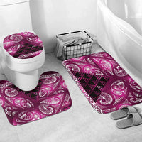 Matariki New Zealand Bathroom Set NZ Niho Taniwha Maori New Year Pink Galaxy