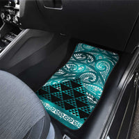 Matariki New Zealand Car Mats NZ Niho Taniwha Maori New Year Cyan Galaxy LT14 - Polynesian Pride