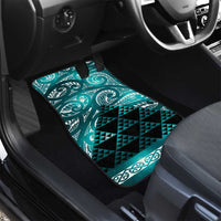 Matariki New Zealand Car Mats NZ Niho Taniwha Maori New Year Cyan Galaxy LT14 - Polynesian Pride