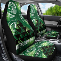 Matariki New Zealand Car Seat Cover NZ Niho Taniwha Maori New Year Green Galaxy LT14 - Polynesian Pride