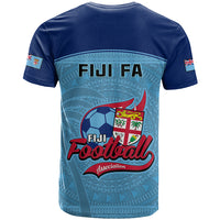 Fiji Football T Shirt Fijian Tapa Pattern Sporty Style LT14 - Polynesian Pride