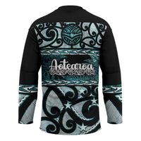 Kia Ora New Zealand Hockey Jersey Aotearoa Proud Maori Paua Shell Silver Fern LT14 - Polynesian Pride