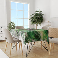 Piwakawaka New Zealand Christmas In July Tablecloth NZ Aroha Koru Fern Marble Vibes LT14 - Polynesian Pride