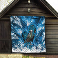 Tui Bird New Zealand Christmas In July Quilt NZ Aroha Koru Fern Marble Vibes LT14 - Polynesian Pride