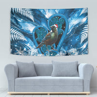 Tui Bird New Zealand Christmas In July Tapestry NZ Aroha Koru Fern Marble Vibes LT14 - Polynesian Pride