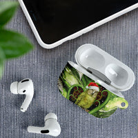 Kakapo New Zealand Christmas In July AirPods Case NZ Aroha Koru Fern Marble Vibes LT14 - Polynesian Pride