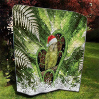Kakapo New Zealand Christmas In July Quilt NZ Aroha Koru Fern Marble Vibes LT14 - Polynesian Pride