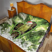 Kakapo New Zealand Christmas In July Quilt NZ Aroha Koru Fern Marble Vibes LT14 - Polynesian Pride