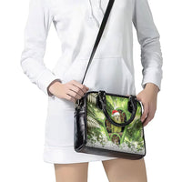 Kakapo New Zealand Christmas In July Shoulder Handbag NZ Aroha Koru Fern Marble Vibes LT14 - Polynesian Pride