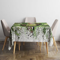 Kakapo New Zealand Christmas In July Tablecloth NZ Aroha Koru Fern Marble Vibes LT14 - Polynesian Pride