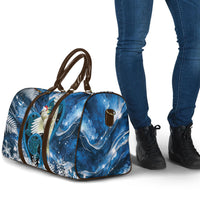 Sulphur-crested Cockatoo New Zealand Christmas In July Travel Bag NZ Aroha Koru Fern Marble Vibes LT14 - Polynesian Pride