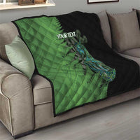 Personalised New Zealand Darts Quilt Aotearoa Maori Fern Mix Manaia Tattoo LT14 - Polynesian Pride