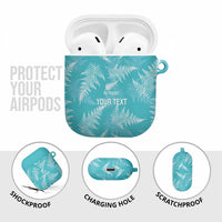 New Zealand Silver Fern Rugby Custom AirPods Case Go Aotearoa Champions Turquoise Version LT14 - Polynesian Pride