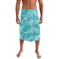 New Zealand Silver Fern Rugby Custom Lavalava Go Aotearoa Champions Turquoise Version - Polynesian Pride