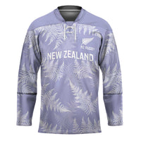 New Zealand Silver Fern Rugby Custom Hockey Jersey Go Aotearoa Champions Purple Version LT14 Unisex Purple - Polynesian Pride