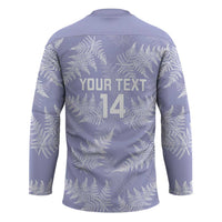 New Zealand Silver Fern Rugby Custom Hockey Jersey Go Aotearoa Champions Purple Version LT14 - Polynesian Pride