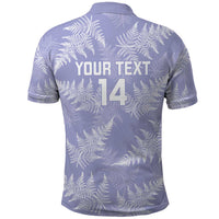 New Zealand Silver Fern Rugby Custom Polo Shirt Go Aotearoa Champions Purple Version - Polynesian Pride