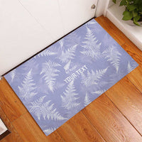 New Zealand Silver Fern Rugby Custom Rubber Doormat Go Aotearoa Champions Purple Version - Polynesian Pride