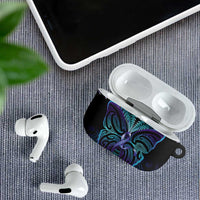 Suicide Prevention New Zealand AirPods Case Aotearoa Maori Butterfly Mix Silver Fern LT14 - Polynesian Pride