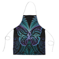 Suicide Prevention New Zealand Apron Aotearoa Maori Butterfly Mix Silver Fern - Polynesian Pride