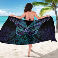 Suicide Prevention New Zealand Sarong Aotearoa Maori Butterfly Mix Silver Fern - Polynesian Pride