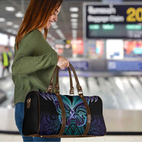 Suicide Prevention New Zealand Travel Bag Aotearoa Maori Butterfly Mix Silver Fern - Polynesian Pride